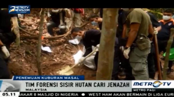 Malaysia Temukan Kuburan Massal di Hutan Perbatasan dengan Thailand