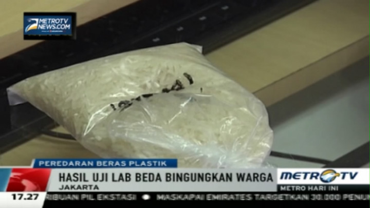 Perbedaan Hasil Uji Lab Beras Plastik Bingungkan Warga 