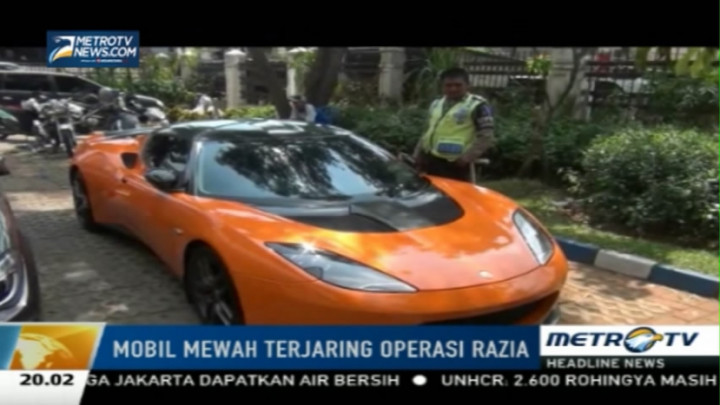 Dua Mobil Mewah Terjaring Operasi Patuh Jaya