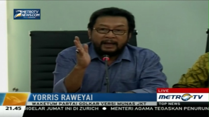 Yorrys: Tak Ada Islah, Hanya Kesepakatan Bersama 