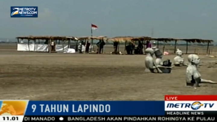 Perayaan Sembilan Tahun Luapan Lumpur Panas Lapindo