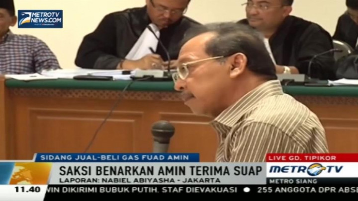 Direktur PT Media Karya Sentosa Benarkan Fuad Amin Terima Suap