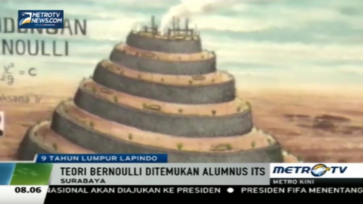 Teori Bernoulli Diklaim Bisa Hentikan Semburan Lumpur Lapindo