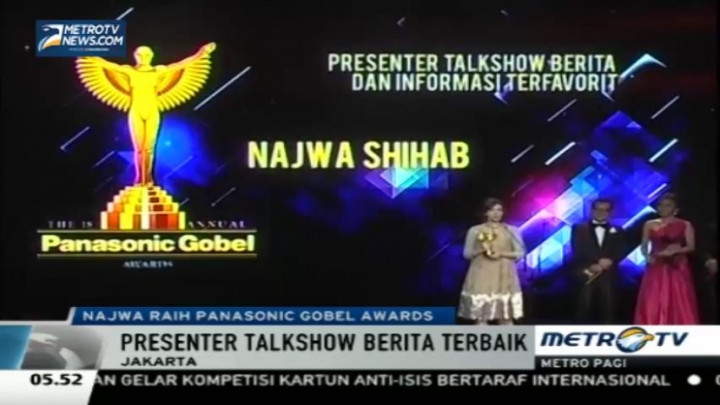Najwa Shihab Raih Penghargaan Panasonic Gobel Awards 2015 