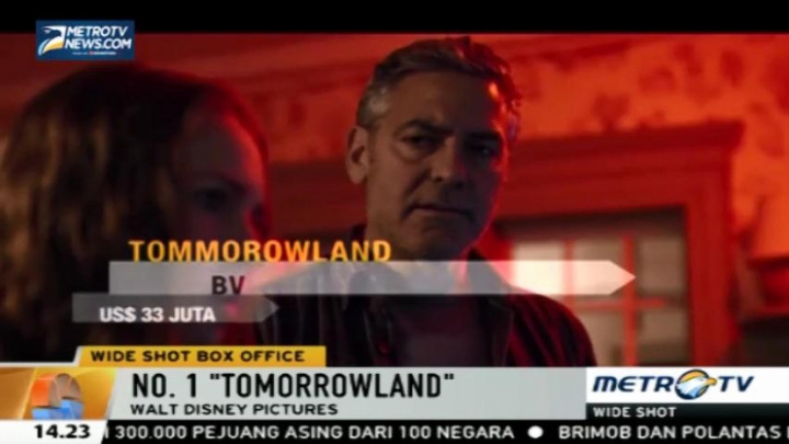 Tommorowland Berhasil Puncaki Wide Shot Box Office 