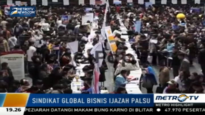 Sindikat Global Bisnis Ijazah Palsu