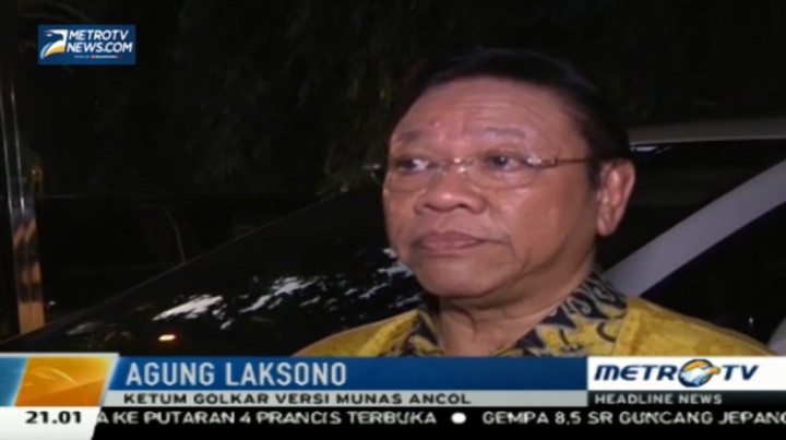 Agung Laksono: Masalah Kepengurusan Tetap Diselesaikan Lewat Pengadilan