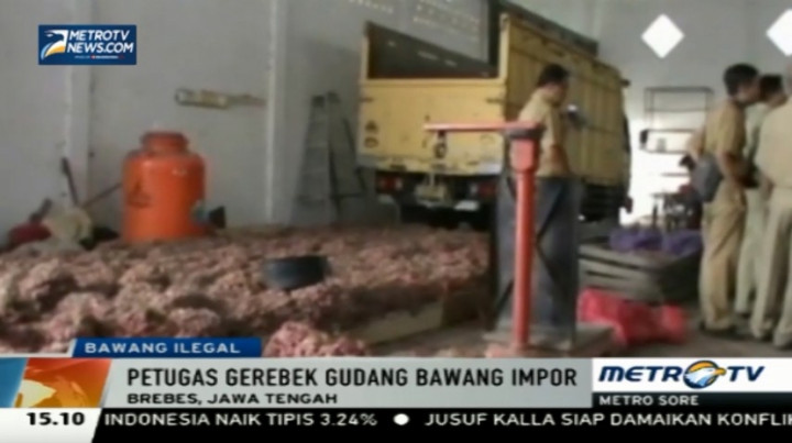 Disperindag Brebes Gerebek Gudang Bawang Merah Impor Ilegal 