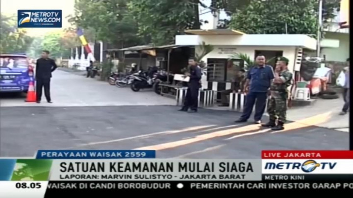 Perayaan Waisak di Vihara Ekayana Dijaga Ketat Polisi