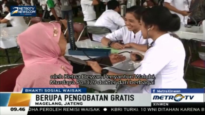 Sambut Waisak, Walubi Gelar Pengobatan Gratis
