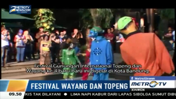 493 Seniman Meriahkan Festival Wayang dan Topeng di Bandung 