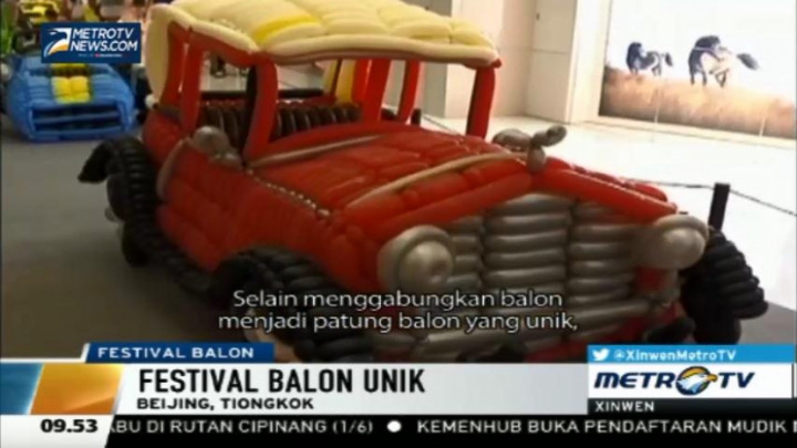  Festival Balon Menampilkan 600 Ribu Balon di Tiongkok    