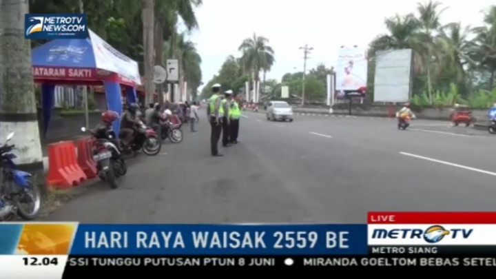 Hari Waisak, Arus Lalin Menuju Candi Borobudur Dialihkan 