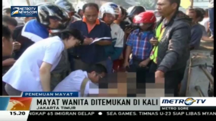 Penemuan Mayat Wanita Tanpa Busana di Kali Baru Hebohkan Warga