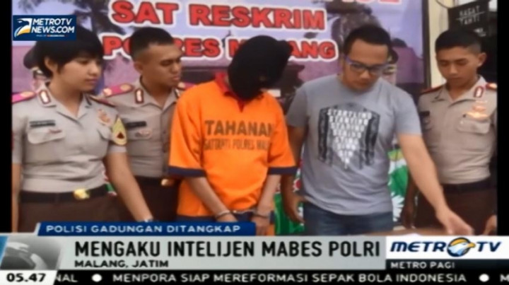 Polisi Gadungan Berpangkat Perwira Dicokok
