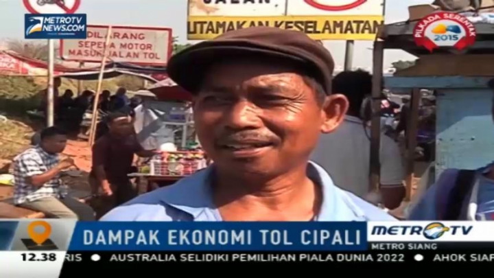 Tol Cikapali akan Dibuka, Pedagang Khawatir Omzet Penjualan Turun