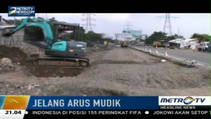 Jelang Mudik, Jalur Menuju Pelabuhan Merak Diperlebar 