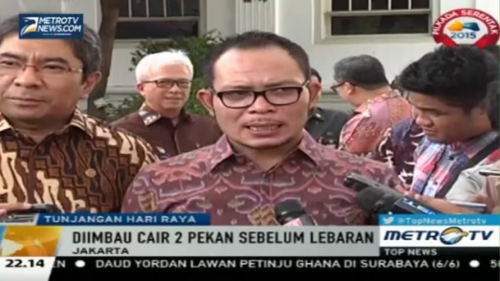  Menaker Imbau THR Cair Dua Pekan Sebelum Lebaran