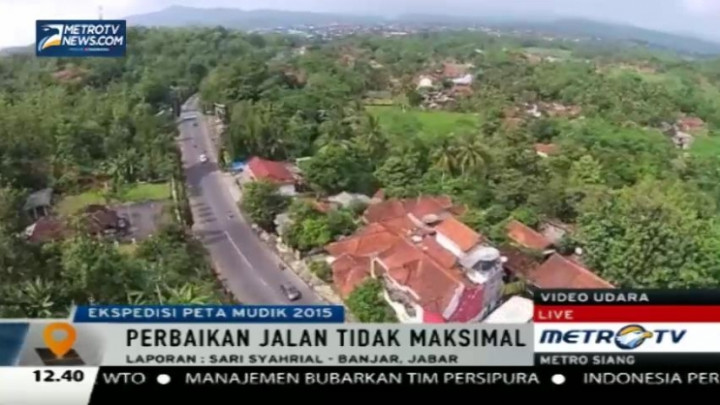 Waspadai Jalan Curam di Kota Banjar Saat Mudik