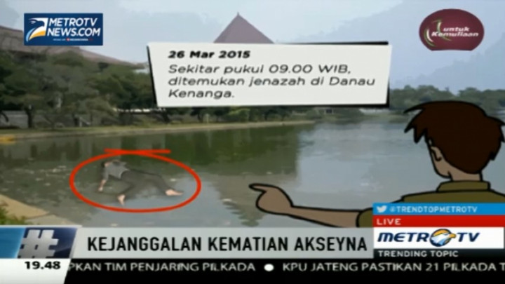  Sejumlah Fakta Baru Kematian Akseyna Terungkap 