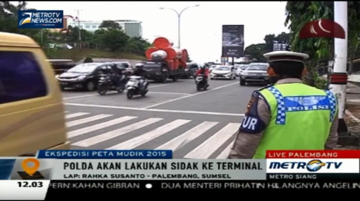 Polda Sumsel Kerahkan Pengamanan Jelang Mudik