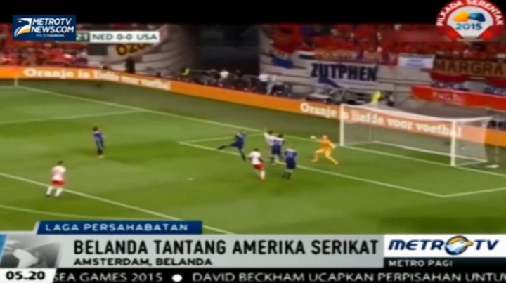 Belanda Takluk 3-4 atas Amerika Serikat dalam Laga Uji Coba