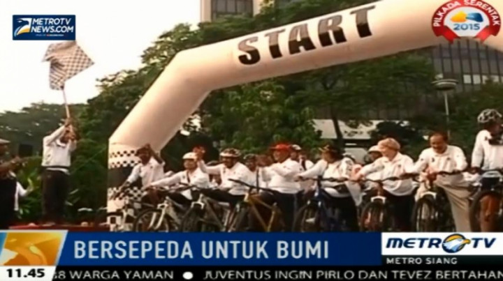 Menteri LHK Ajak Masyarakat Kampanye Peduli Lingkungan dengan Bersepeda