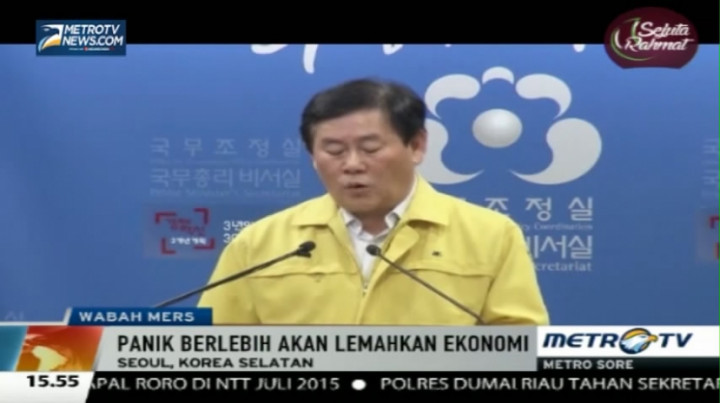 PM Korsel Imbau Warga Tak Usah Panik Hadapi MERS