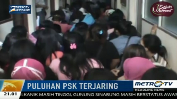 Puluhan PSK di Bogor Terjaring Razia Pekat 