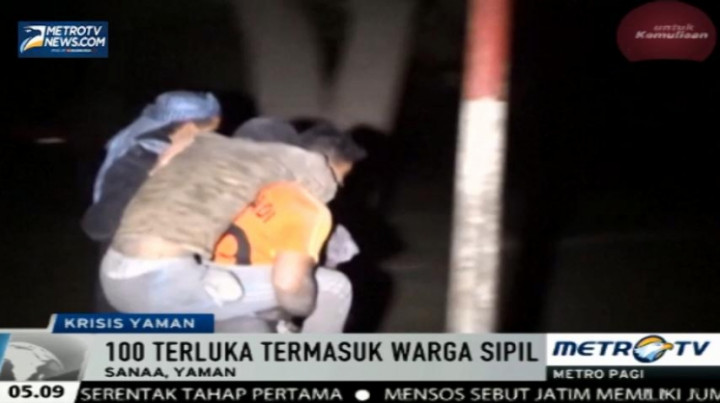 Koalisi Pimpinan Arab Saudi Serang Sanaa, 44 Tewas