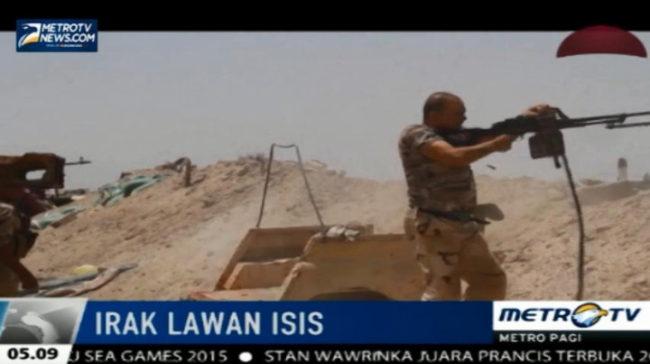 Pasukan Irak Dibantu Milisi Syiah Baku Tembak dengan Milisi ISIS