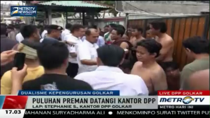 Hendak Serang DPP Golkar, Puluhan Preman Ditangkap Polisi