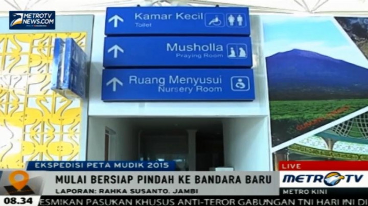 Jelang Arus Mudik, Bandara Sultan Thaha Jambi Berbenah 