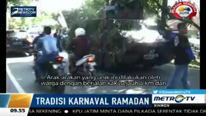 Sambut Ramadhan, Ribuan Warga Sukabumi Gelar Karnaval