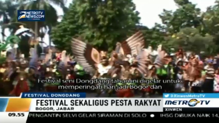 Puluhan Ribu Warga Bogor Antusias Hadiri Festival Dongdang