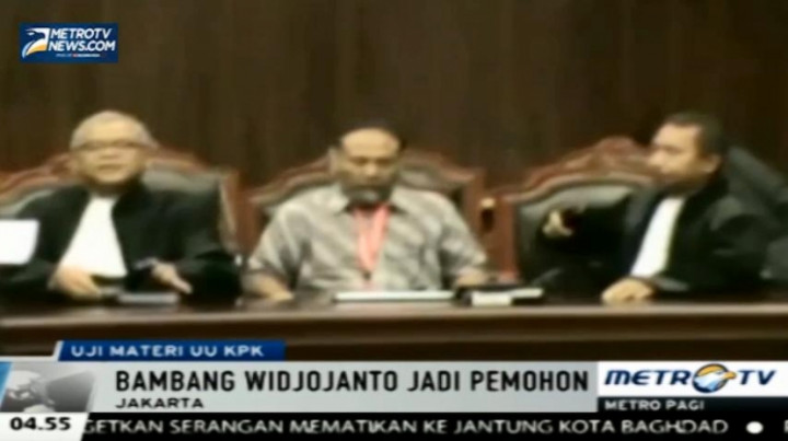 Mahkamah Konstitusi Uji Materi Undang-Undang KPK