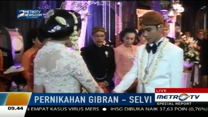 Setelah Ijab Kabul, Gibran-Selvi Jalani Prosesi Panggih 