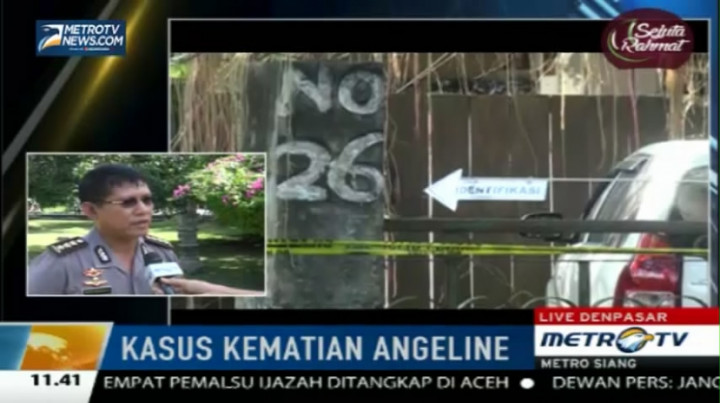 Ungkap Kematian Angeline, Tim Penyidik Lakukan Olah TKP