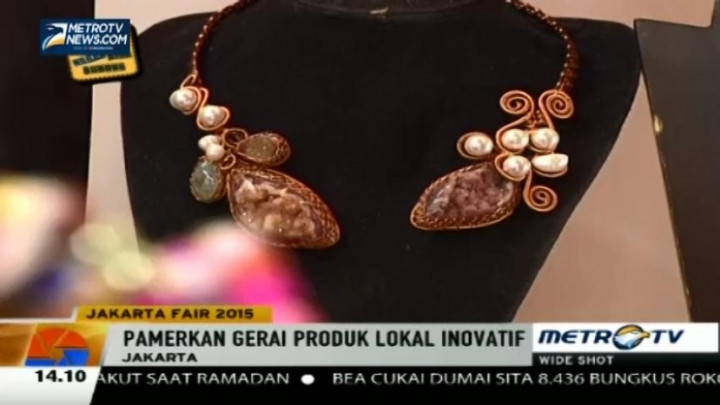 Aksesoris Batu Drushi Tarik Perhatian Pengunjung Jakarta Fair