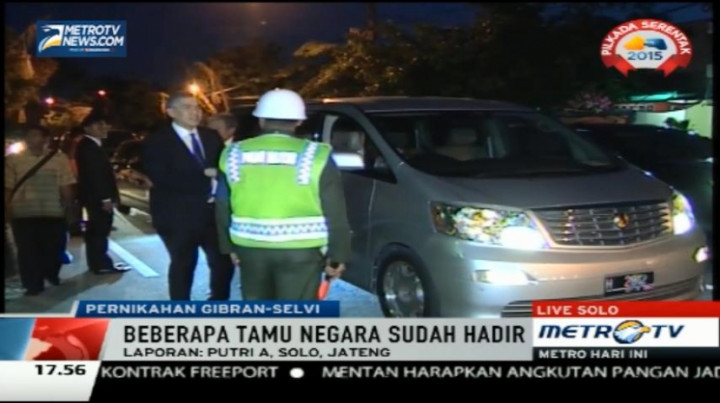 Tamu Negara Terus Berdatangan ke Lokasi Resepsi Gibran-Selvi