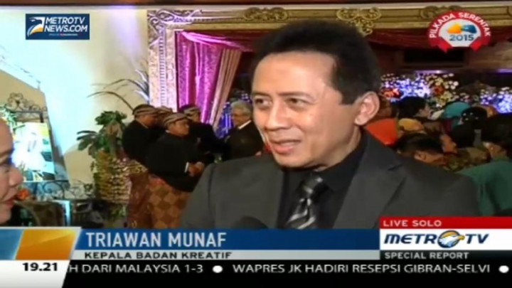 Triawan Munaf: Pernikahan Putra Jokowi Berefek Besar untuk Solo