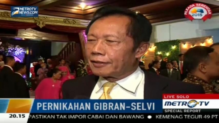 Bang Yos Ungkap Hal Menarik dalam Resepsi Gibran & Selvi