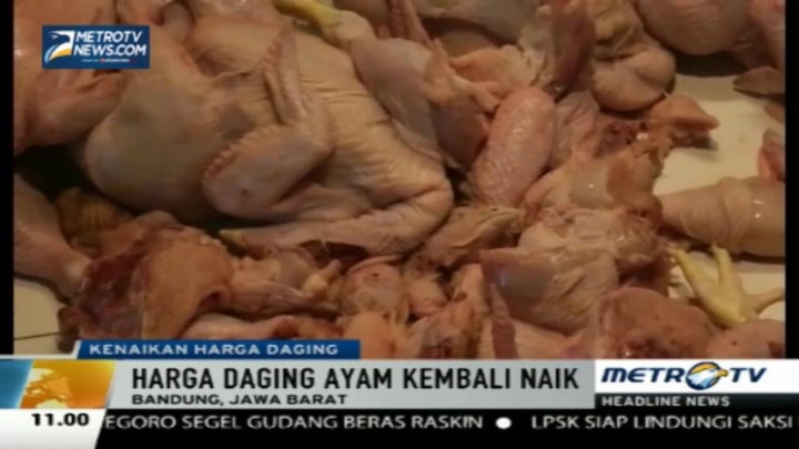 Jelang Ramadan, Harga Daging Ayam di Bandung Naik Rp8000/Kg