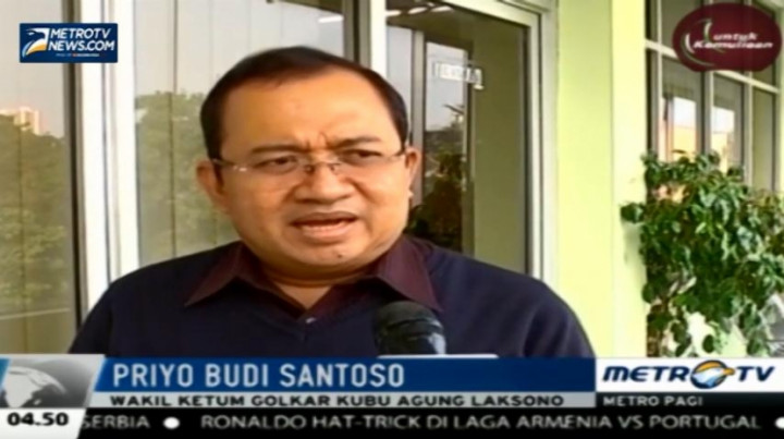 Priyo Budi Santoso Hadiri Rapimnas Golkar Kubu Bakrie