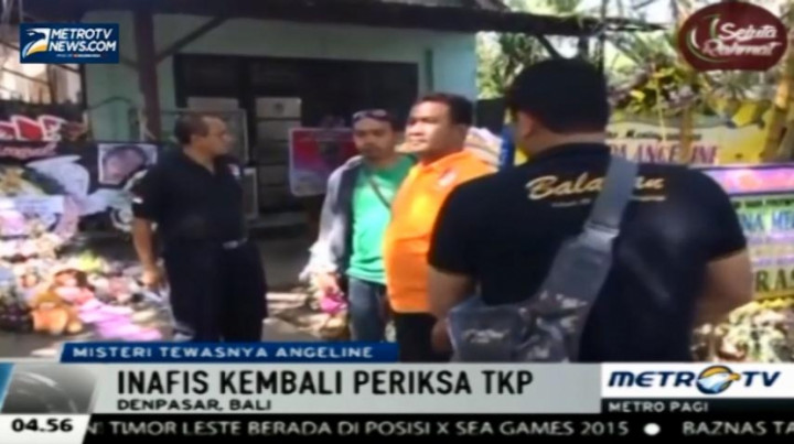 Tim Inafis Kembali Gelar Olah TKP Kematian Angeline