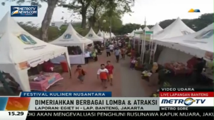 Rayakan HUT Jakarta ke-488, Festival Kuliner Nusantara Digelar