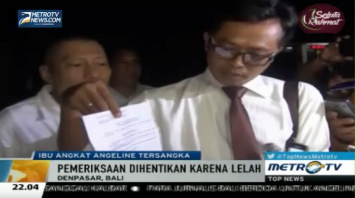 Tiga Jam Diperiksa, Ibu Angkat Angeline Dicecar 28 Pertanyaan 