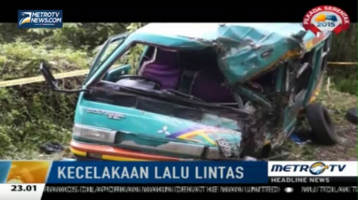 Minibus Terbalik di Ambon, Empat Tewas dan Tujuh Terluka