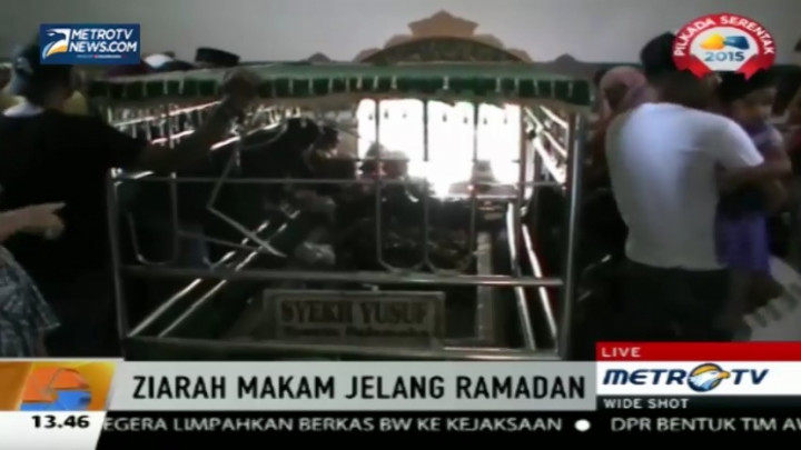 Makam Syekh Yusuf Ramai Peziarah