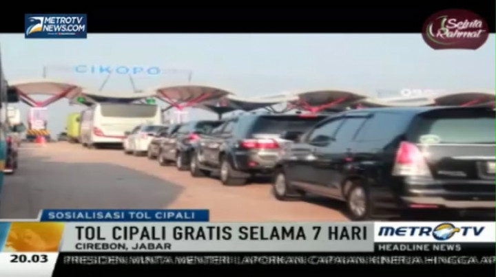 Meski Resmi Beroperasi, Belum Ada Pembatas Jalan di Tol Cipali